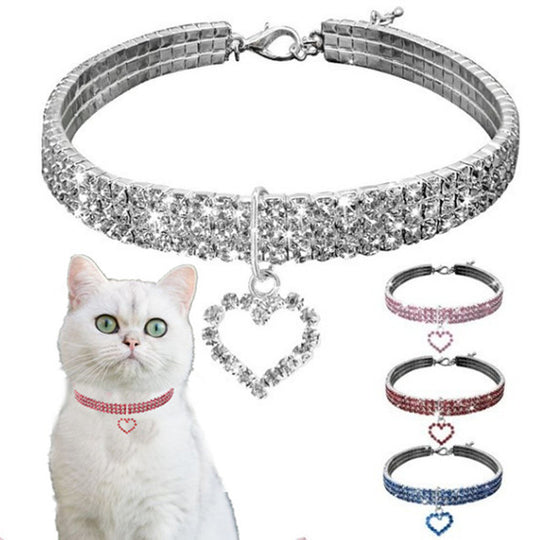 Elastic Love Cat Collar