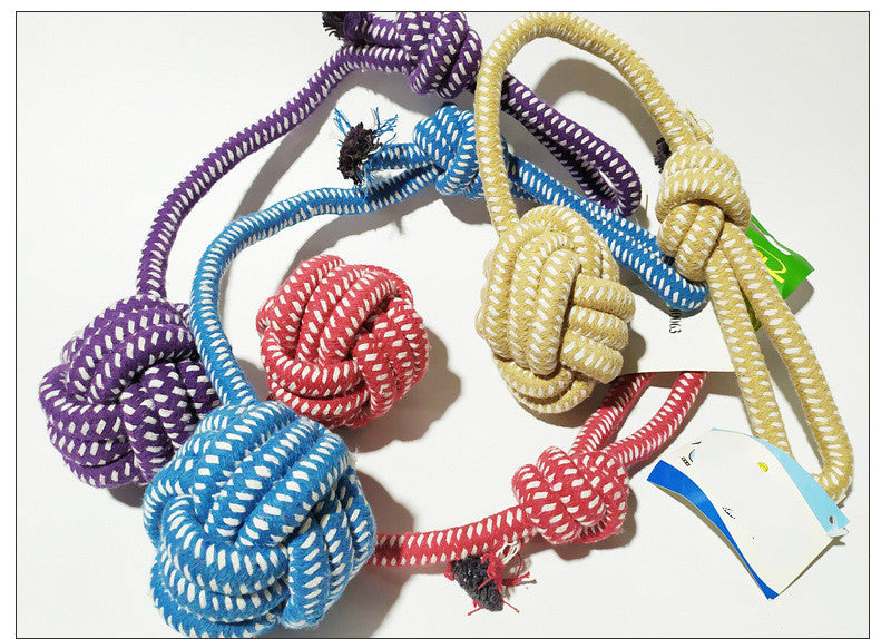 Hand Knitted Dog Toy
