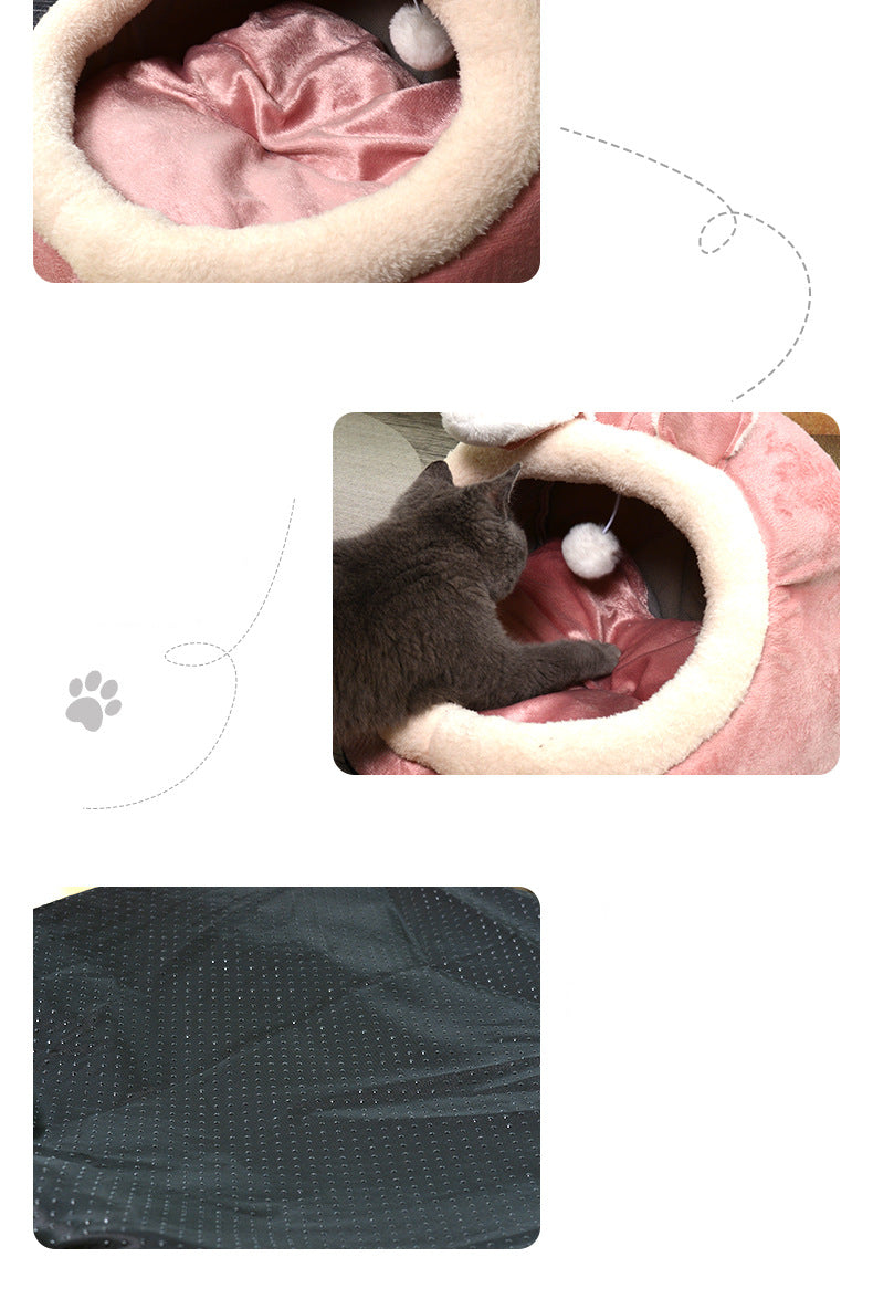 Semi-Closed Cat Bed Pet Nest