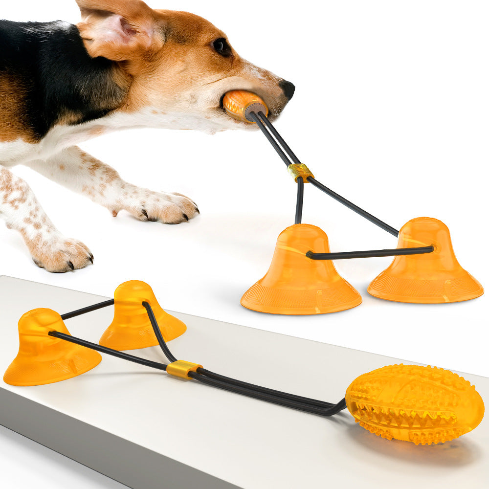 Double Suction Cup Pull Toy