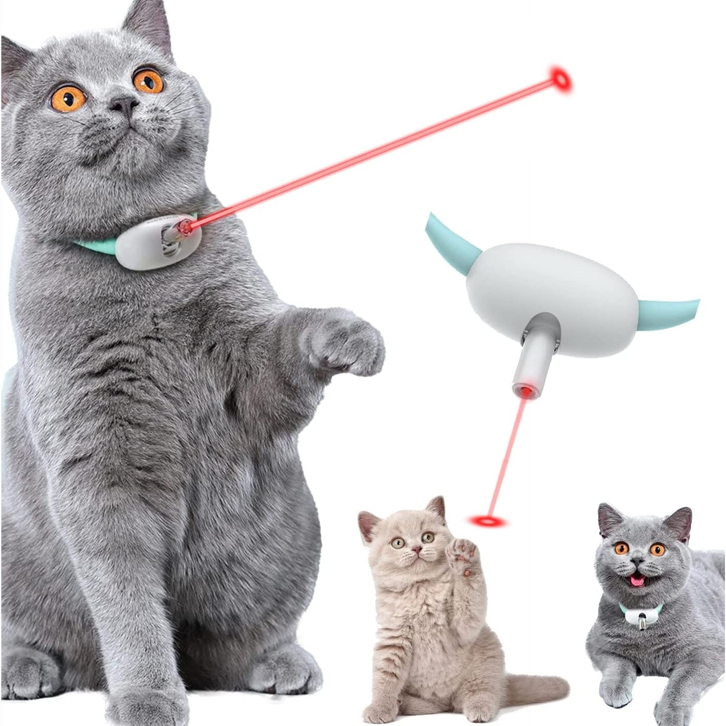 Smart Laser Cat Collar