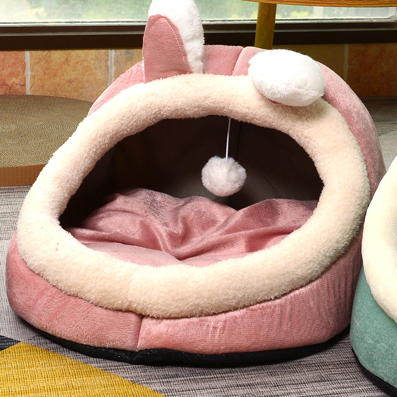 Semi-Closed Cat Bed Pet Nest