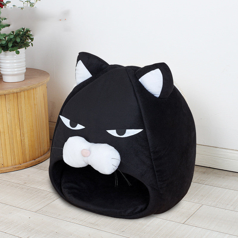 Cartoon Looking Cat Bed