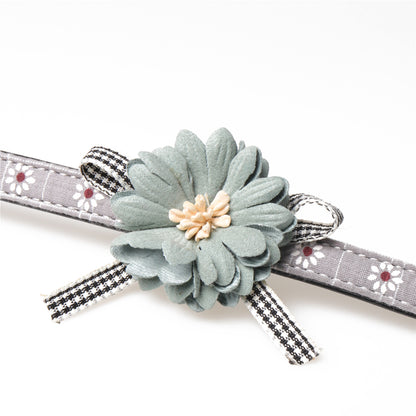 Flower Dog Collar