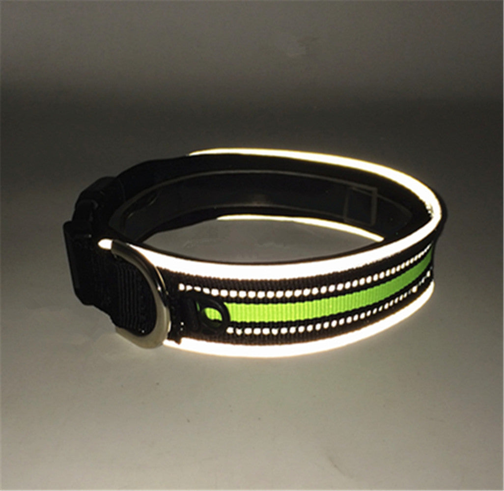 Enhanced Visibility Reflective Dog Collar