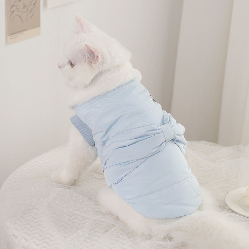 Clothes Cute Muppet English Short Blue Cat Pet